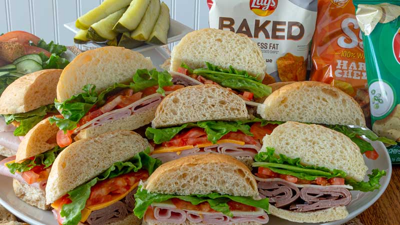 Graduation Caterting at White or Wheat Sandwich Shoppe